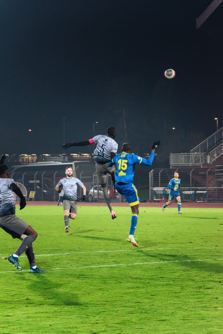 Joueurs de l'USCL, match de l'USCL