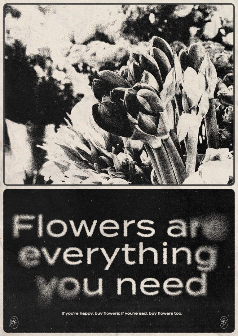 Poster design flower